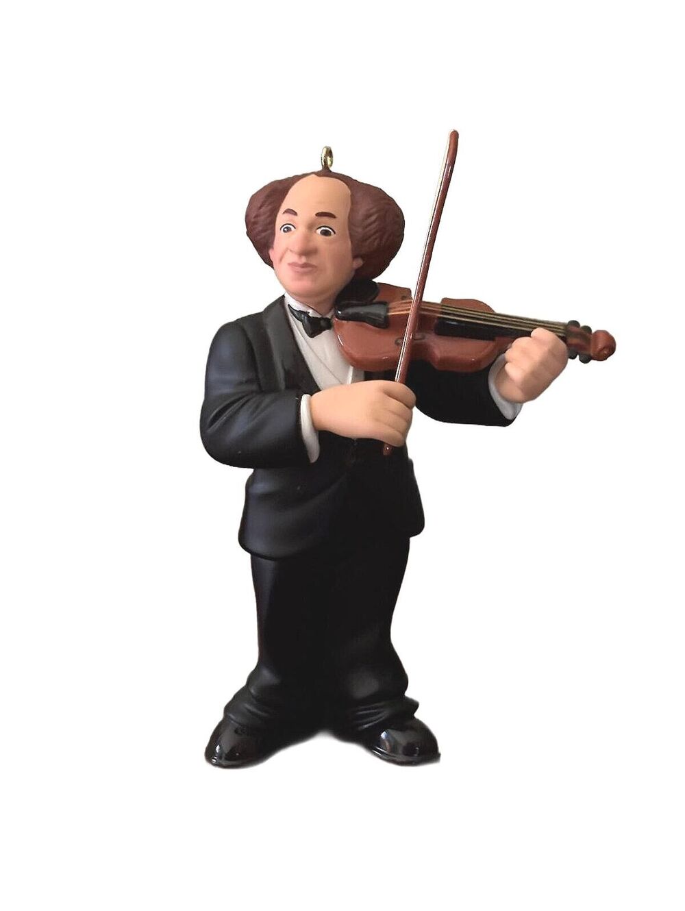 1998 Hallmark Larry Fine Three Stooges Violin Ornament QX6503 Keepsake